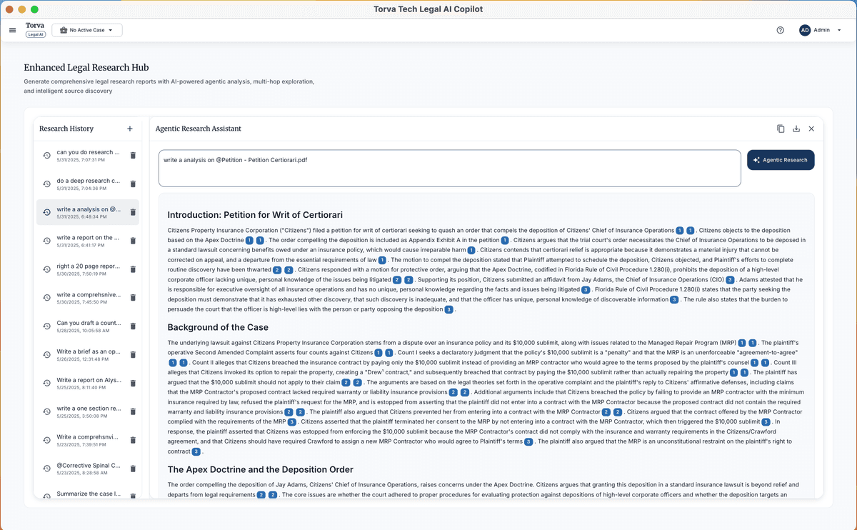 Research and Discover - AI Legal Research